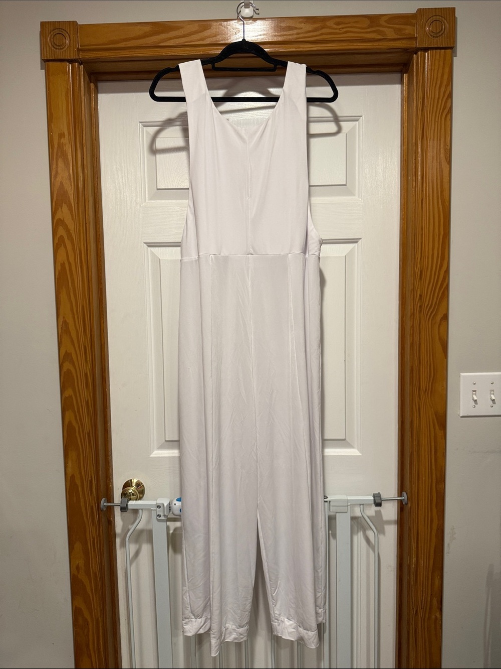White Sleeveless Jumpsuit - Classic One-Piece